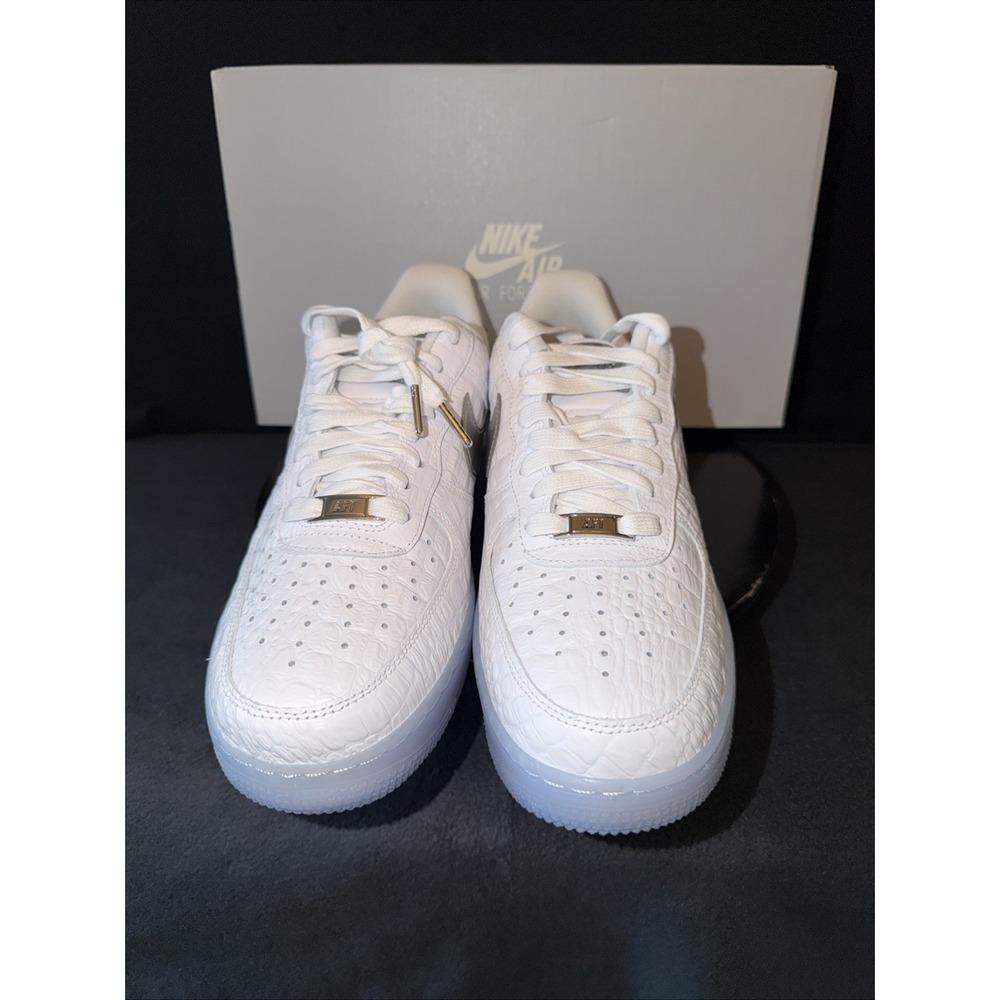 Nike‎ Air Force 1 Low '07 'Crocodile White' | Men Size 8.5/Women's 10